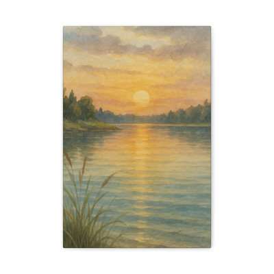 Aaroon Single Picture Frame Print on Canvas