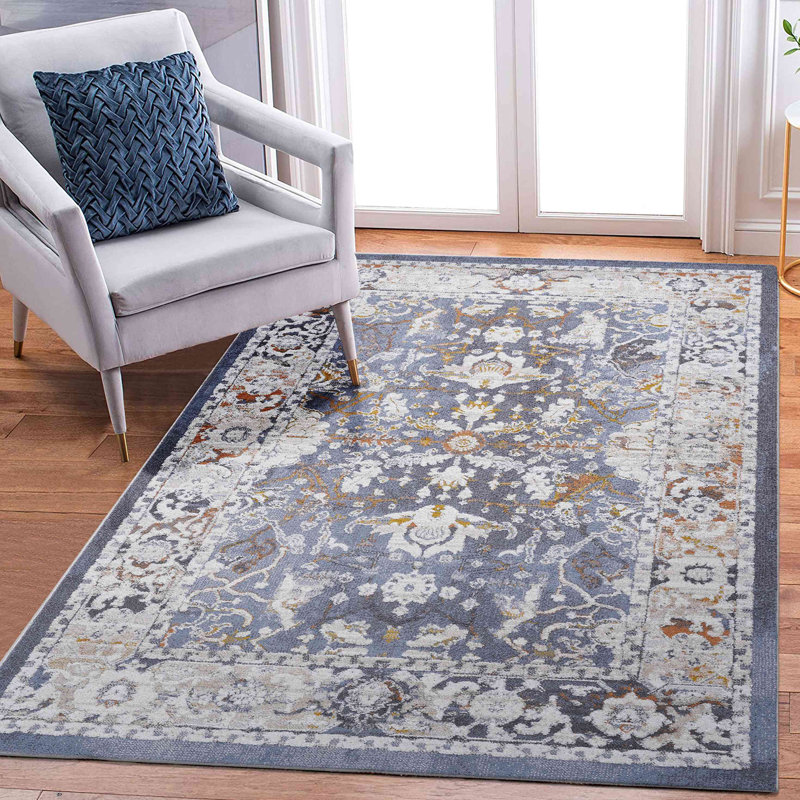 Collection Traditional Non-Shedding Living Room Bedroom Dining Home Office Stylish And Stain Resistant Area Rug