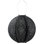 Round Ikat Lantern, Black