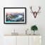 River Thames And London Skyline - Single Picture Frame Painting on MDF-56758341-56758343
