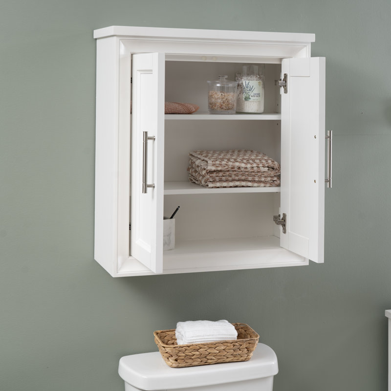 Anaheim 24 White Wall Cabinet, White