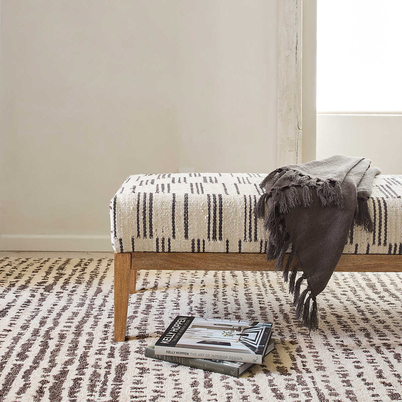 Evelyn Linen Throw, Mushroom