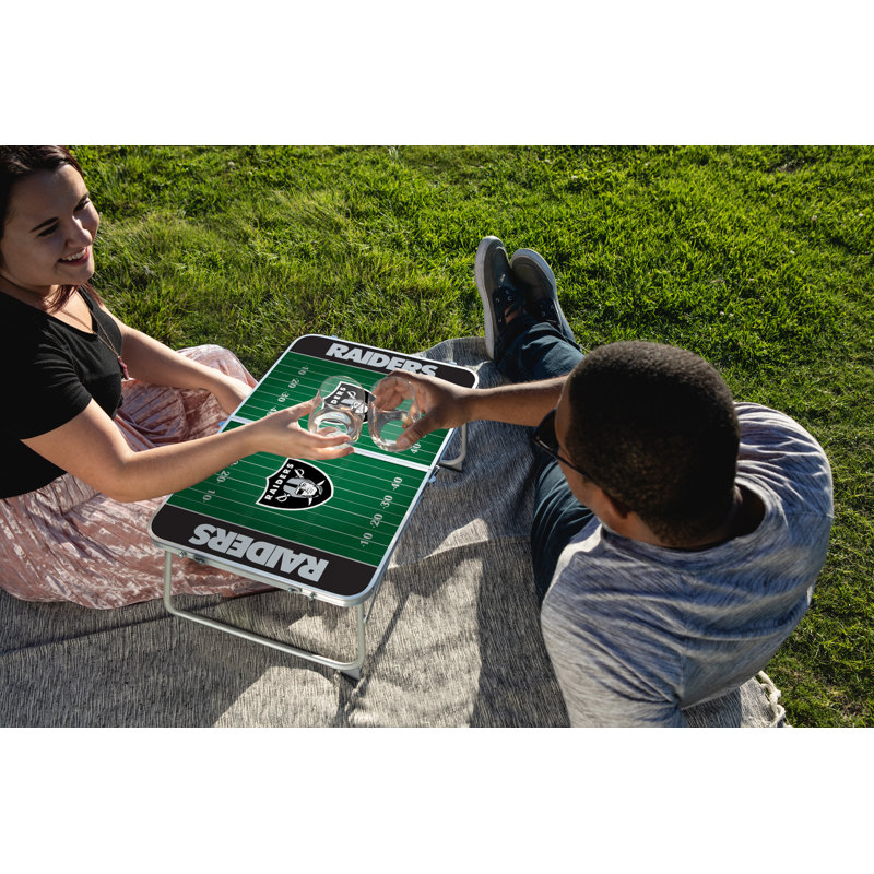 NFL Concert Table Mini Portable Table, Las Vegas Raiders