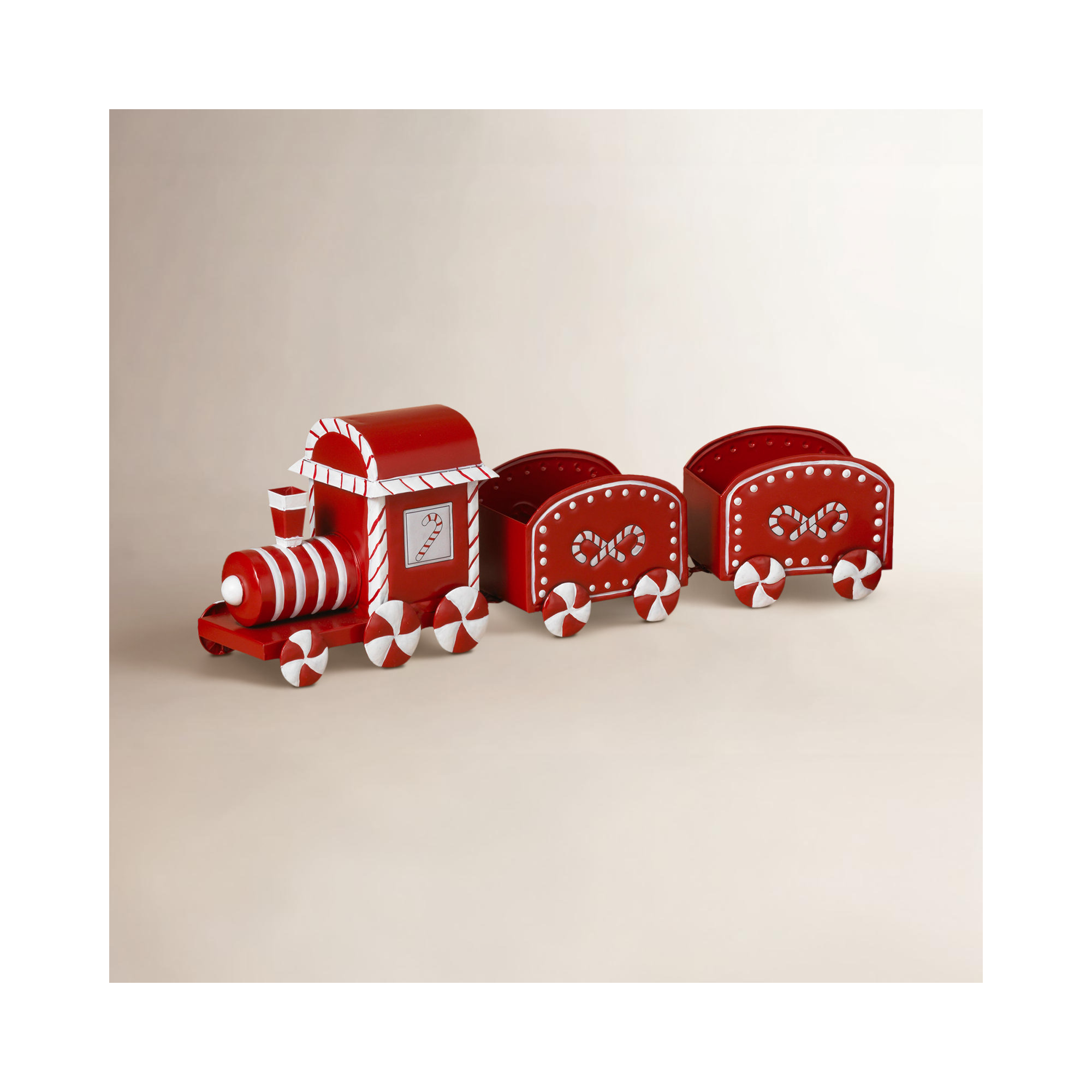 Woodland Metal Holiday Candy Design Train