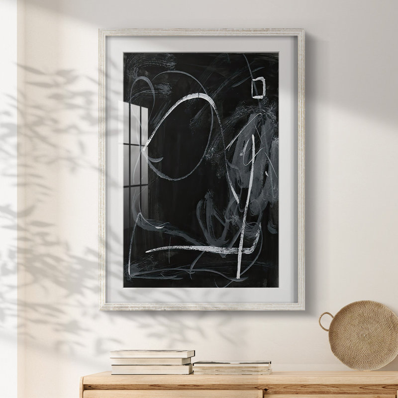 «Erase II», impression encadrée, H 19,5 po x l 16,5 po, Blanc