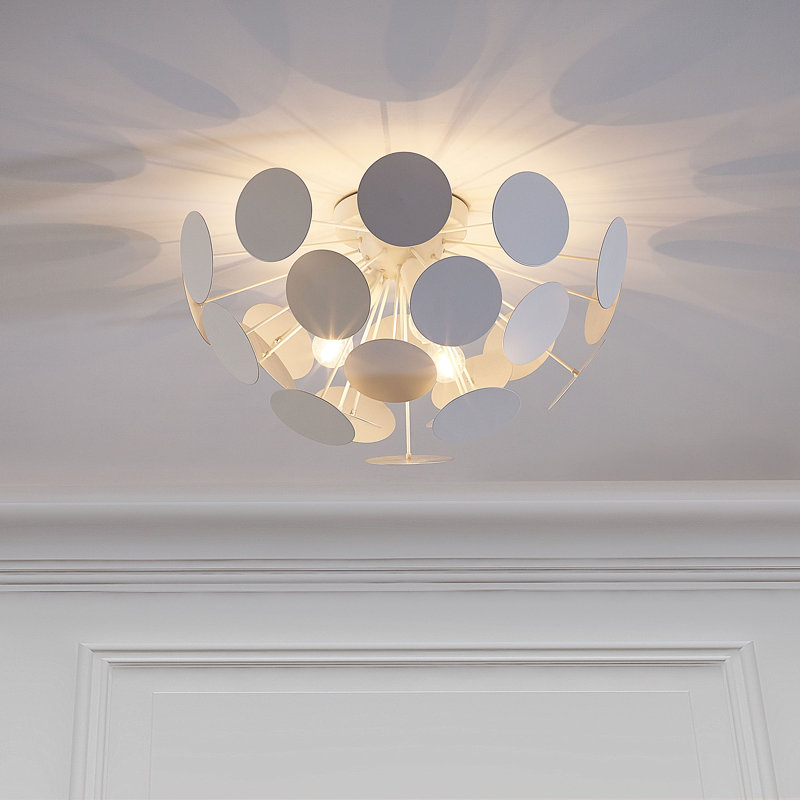 Maritsa Flush Mount, White