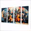 Nael - Art mural 4 pièces-106154040