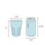 Forget Me Not Ceramic Drinking Glass