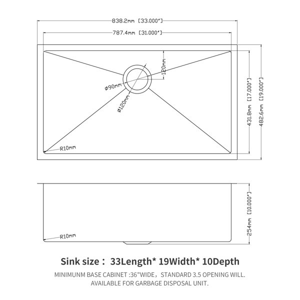 Dimensions du produit