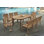Leveb Outdoor 9 - Piece Teak Dining Set