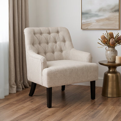 Lydia Upholstered Chenille Armchair
