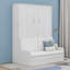 Grand lit escamotable mural avec coussin-112715780