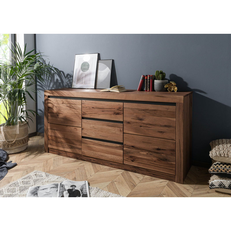 Montreux 185cm Solid Wood Sideboard, Brown