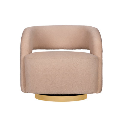 Ade Upholstered Swivel Barrel Chair
