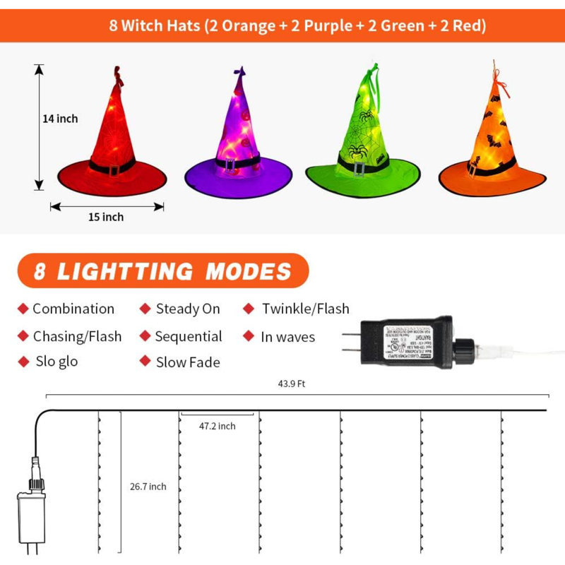 15'' LED Twinkle String Lights