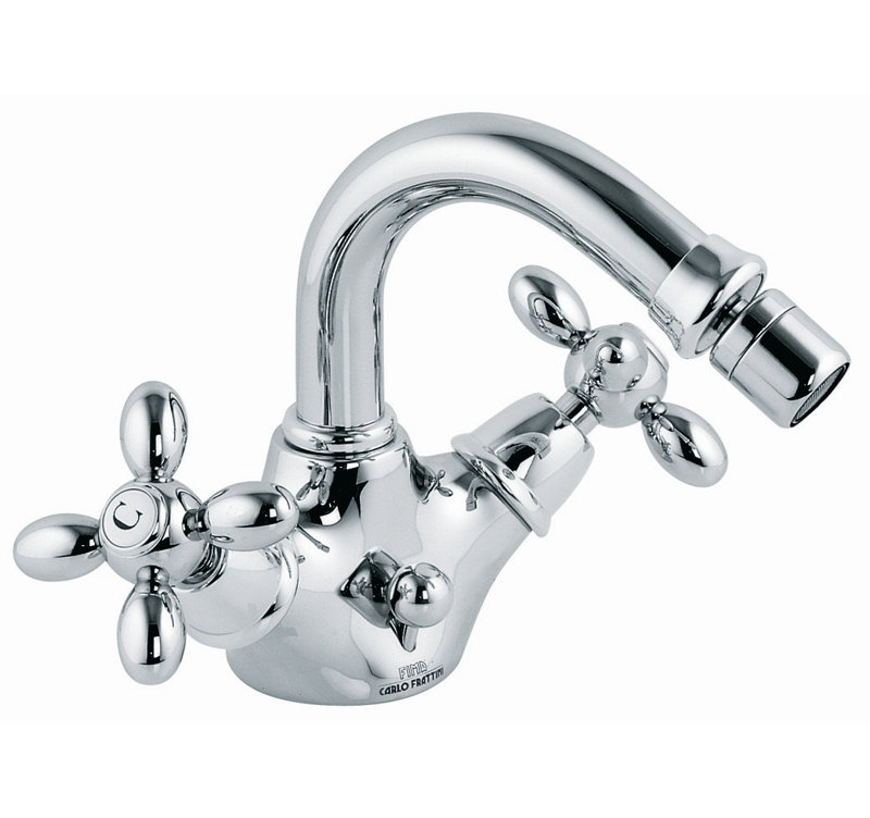 Robinet de bidet à poignée double Olivia, Chrome