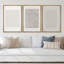 «Geometric Subtle Abstract Modern Minimalist Neutral Home Decor», reproduction d'art sur toile encadrée-1476512231-1531341753