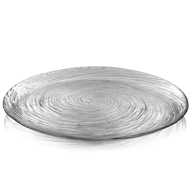 Lyalya Glass Dinner Plate Set of 4