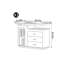 Petit bureau luxueux de style européen