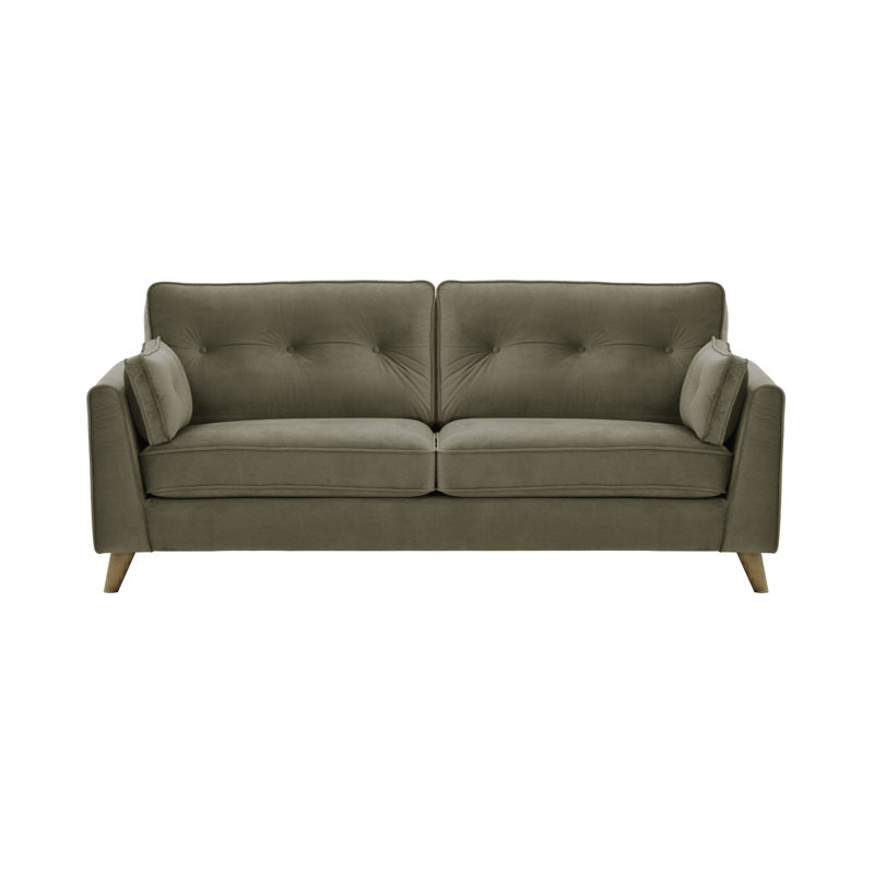 Jett 3 Seater Sofa, Olive Green