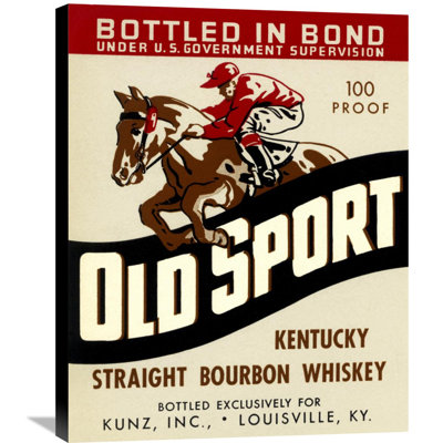 " Old Sport Kentucky Straight Bourbon Whiskey " Print