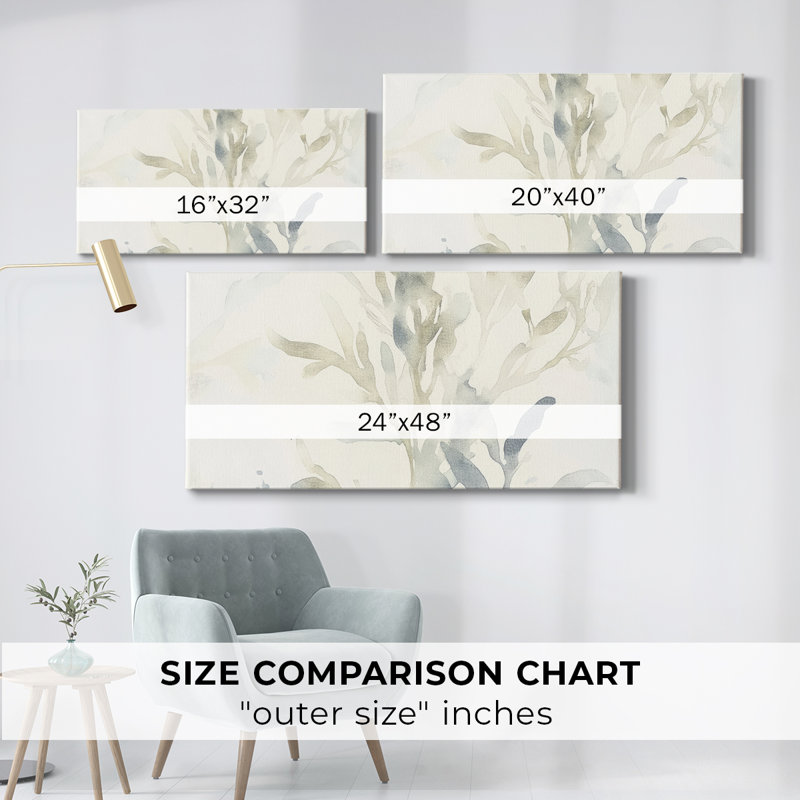 Abstract Series 9 #LXI-Gallery Wrapped Canvas, 16" H x 32" W