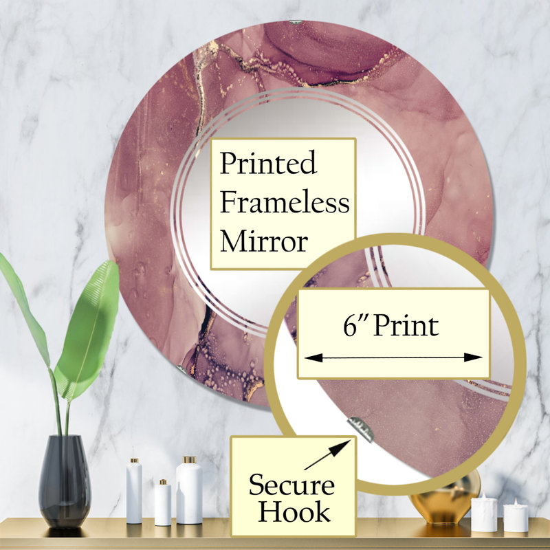 Miroir de salle de bain sans cadre, 32 po x 32 po
