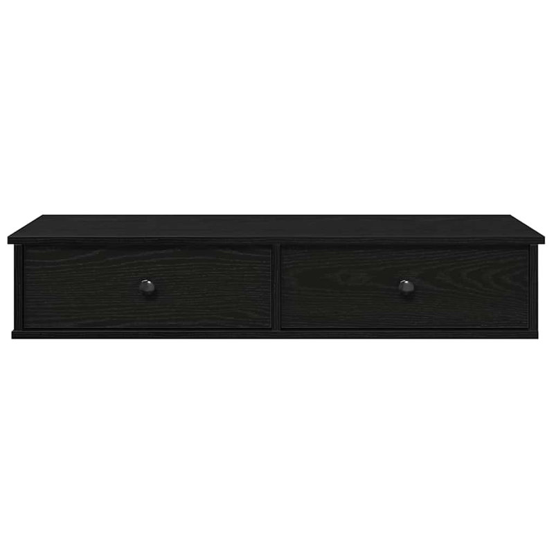112-9 Wall Mounted Shelf, Black