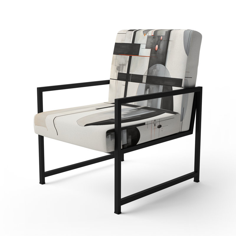 Fauteuil d'appoint Crotzer, Noir, noir, noir, noir