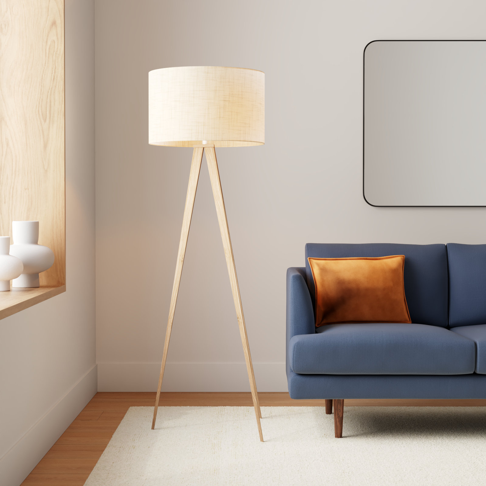 Cas 60.25'' Dimmable Floor Lamp