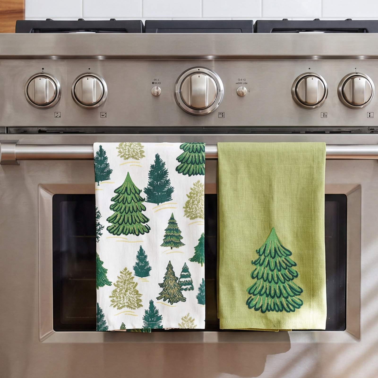 Fir Forest Towels 2 Piece Set