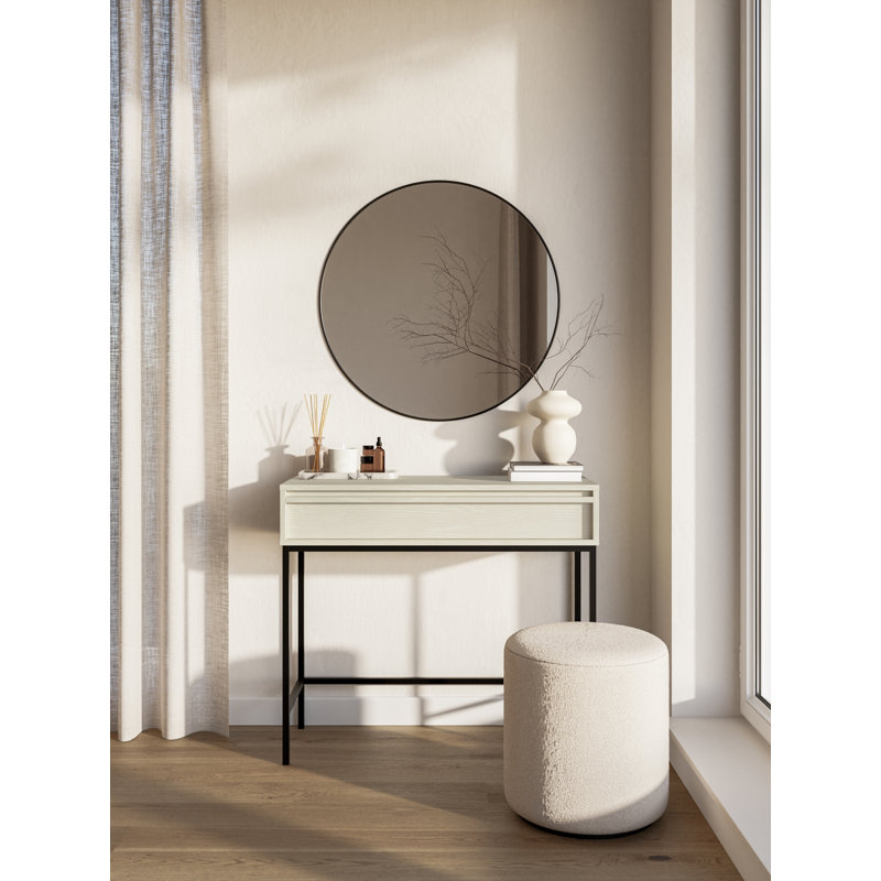 Bannie 90cm Console Table, Sand Beige