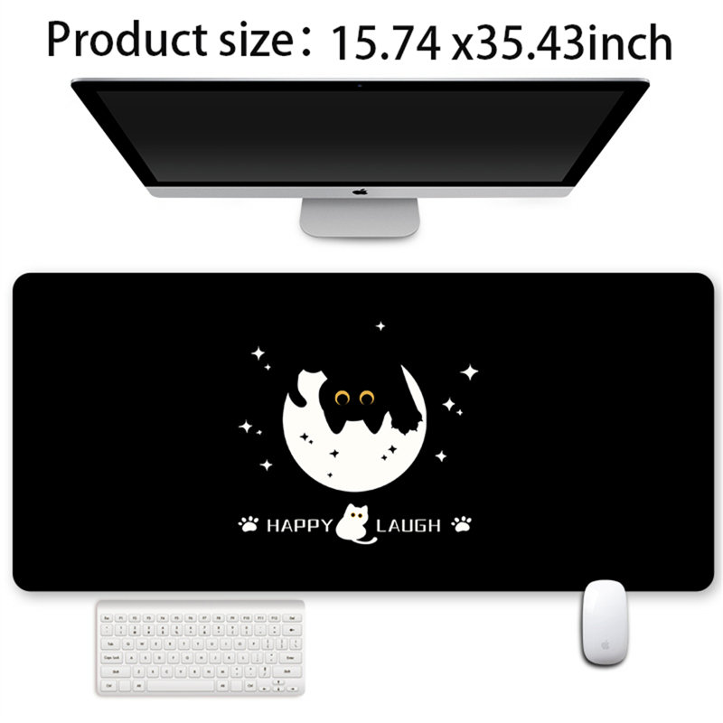 Cute Cartoon Oversized Mouse Pad & Desk Mat