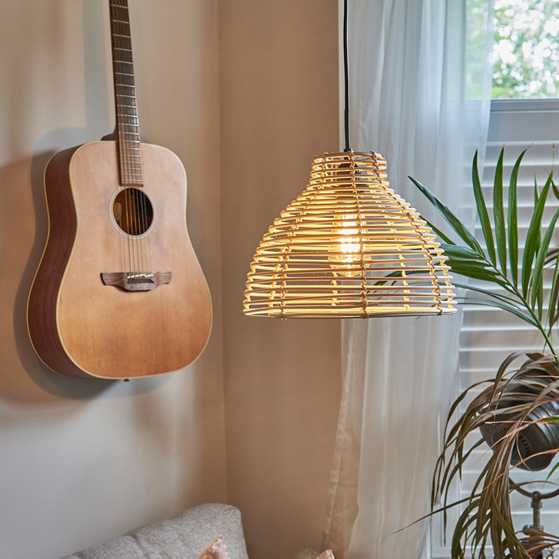 Hojovice 22.5cm H Plastic Bowl Pendant Shade ( Clip On ) in Cream