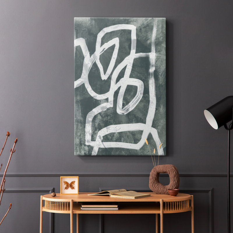 Chalk Line I -Gallery Wraraped Cavas, H 12 po x l 8 po