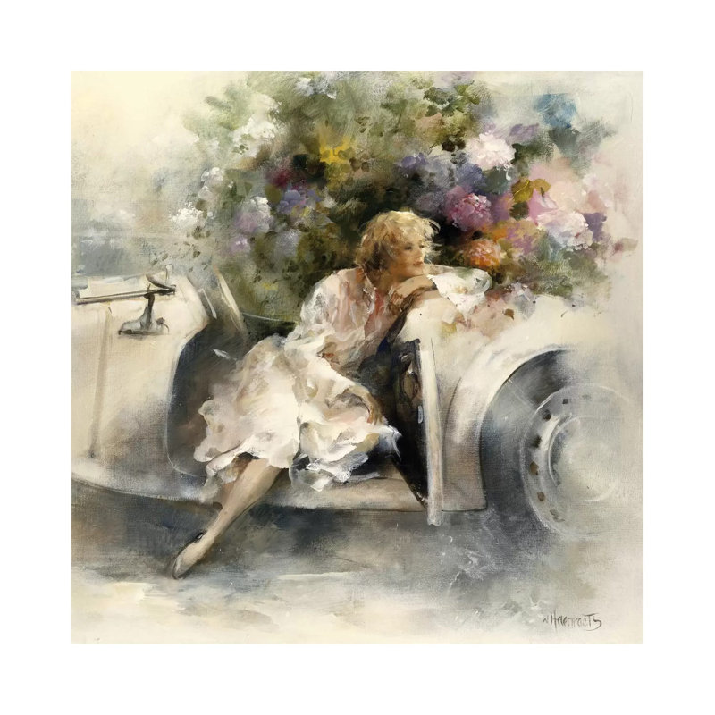 Day Dreaming by Willem Haenraets - Wrapped Canvas Painting, 30.48 cm H x 30.48 cm W