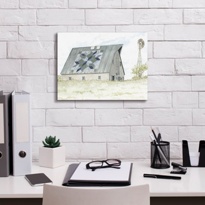 Epic Graffiti 'Wheat Creek Barn'  by Cindy Jacobs Canvas Wall Art, 16" x 12"