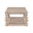 Naco Light Natural Rectangular Cocktail Table with Open Shelf