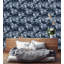 Watercolor Pattern With Blue Flowers Peel And Stick Wallpaper