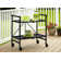 COSCO Indoor/Outdoor Folding Serving Cart with Wheels