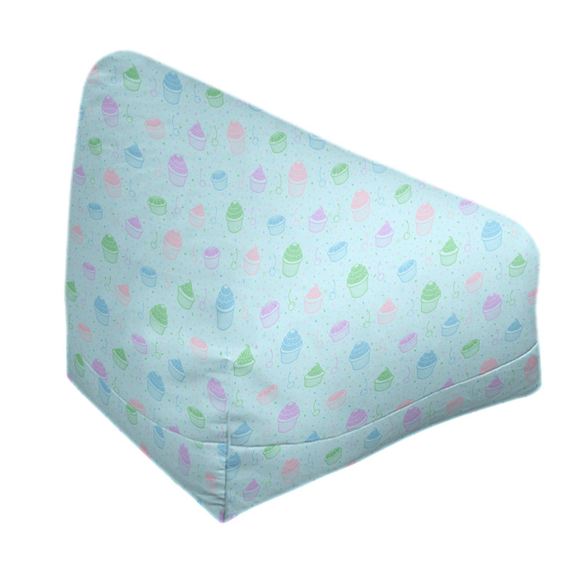 Petite chaise à sacs à billes & Leffel, H 120 po x l 2 po x P 60 po, Bleu, Pas de bourre