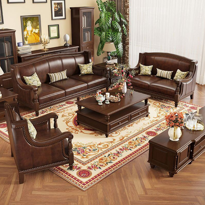 Canapé en cuir de luxe américain