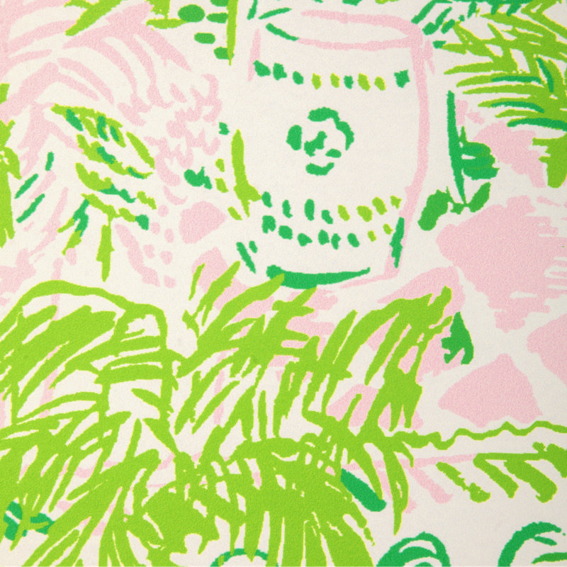 Lilly Pulitzer Palm Beach Wallpaper, Pink/Green
