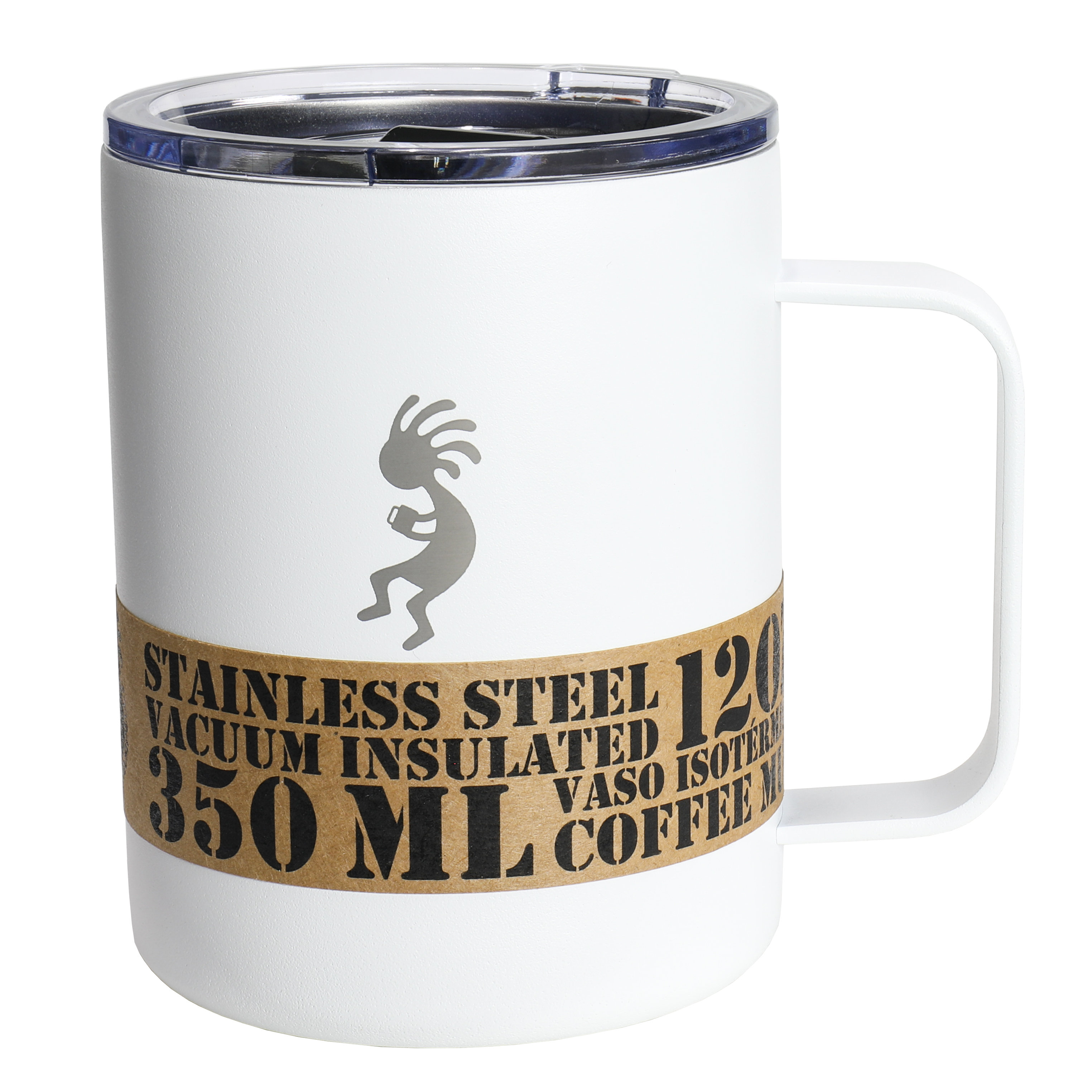 Hydro Flask Stainless Steel Coffee Mug Vacuum Insulated Black, 12 Ounces