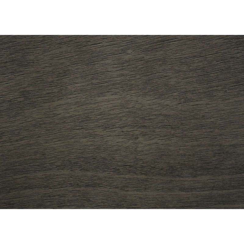 Table de chevet grise avec tiroir biseauté et tablette coulissante polyvalente avec guides sombres pratiques