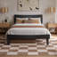 Phoenix Wood Platform Bed with Trundle-223210849-223210848