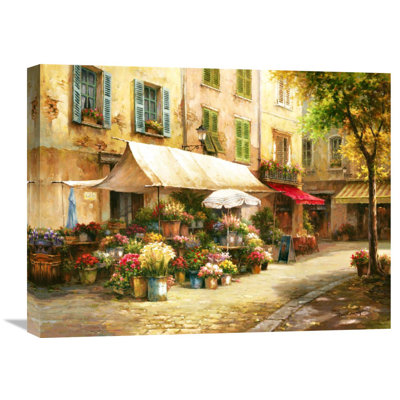 " The Flower Market " Print