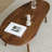 Modern Minimalist Walnut Coffee Table-105892974