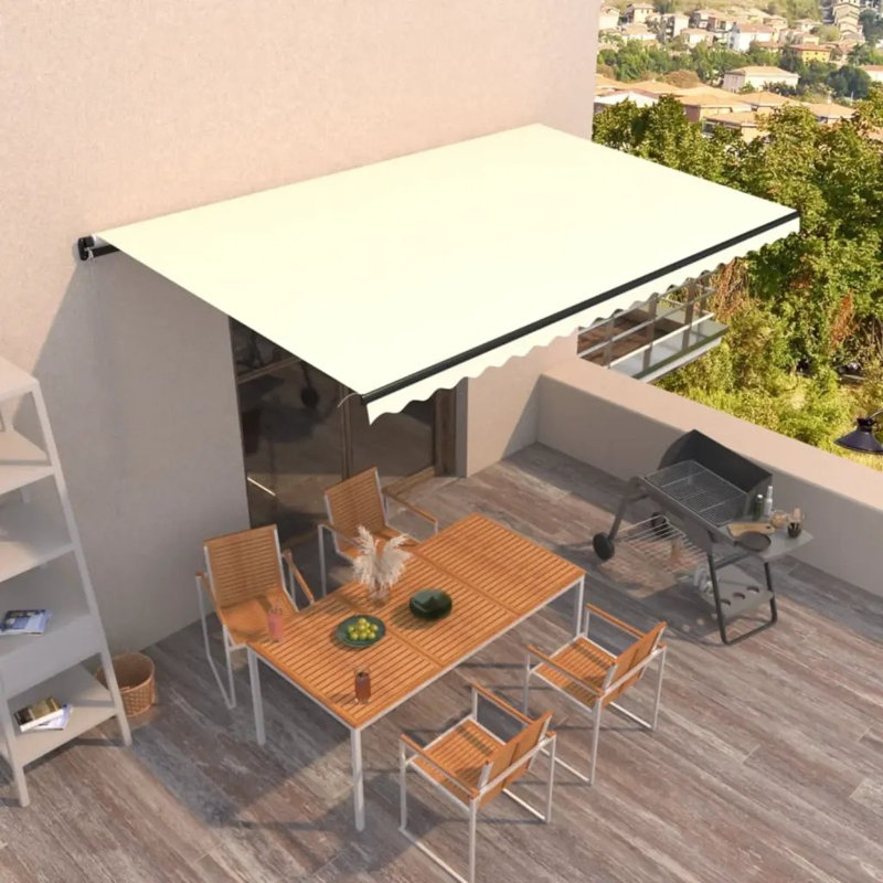VidaXL Retractable, Cream