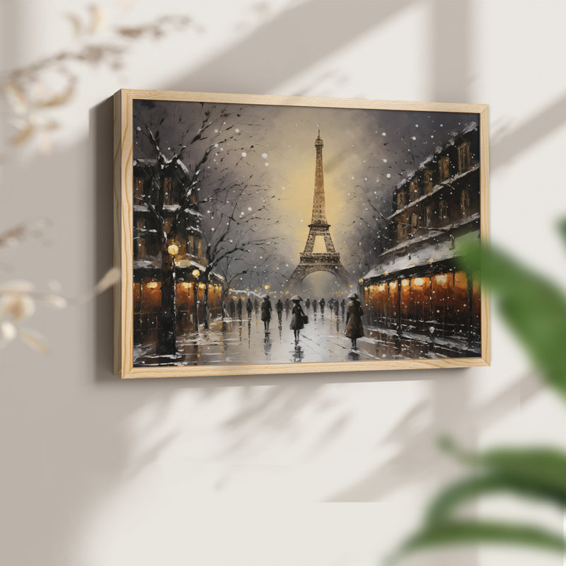 Chirstmas Art-CCCXI -Framed Print - Restickable, Naturel, H 22 po x l 28 po